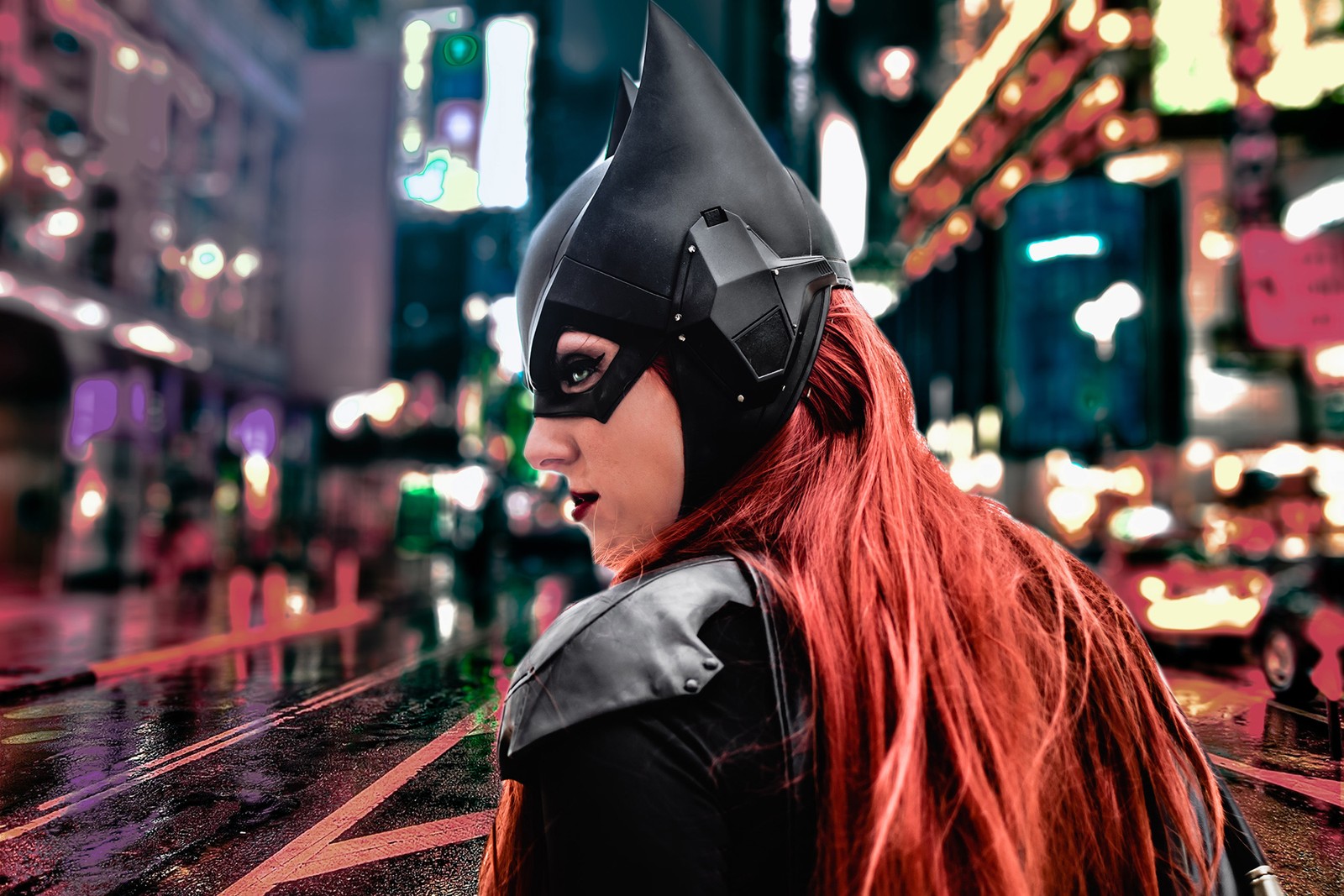 Lade batman, superheld, kostüm, maske, cosplay Hintergrund herunter