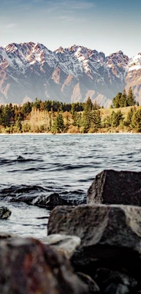 Serene Mountain Reflection on Tranquil Waters