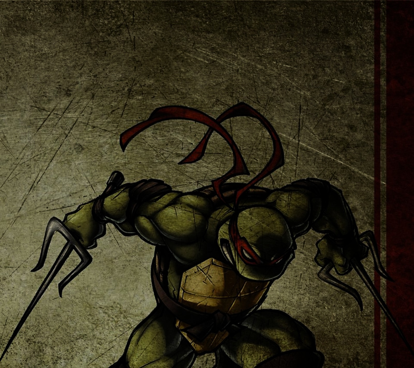 ninja, rafael, tmnt, turtles Download Wallpaper