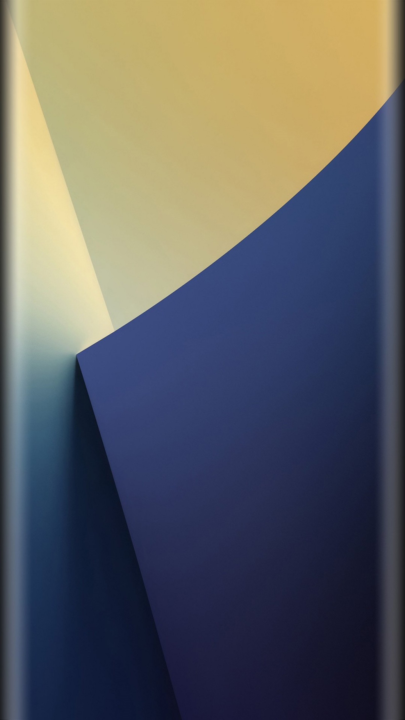 Um close de um celular com um design curvo (abstrato, design de beleza, azul, estilo de borda, s7 edge)