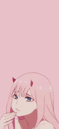 anime, darling in the franxx, rosa, rosado, zero two wallpaper