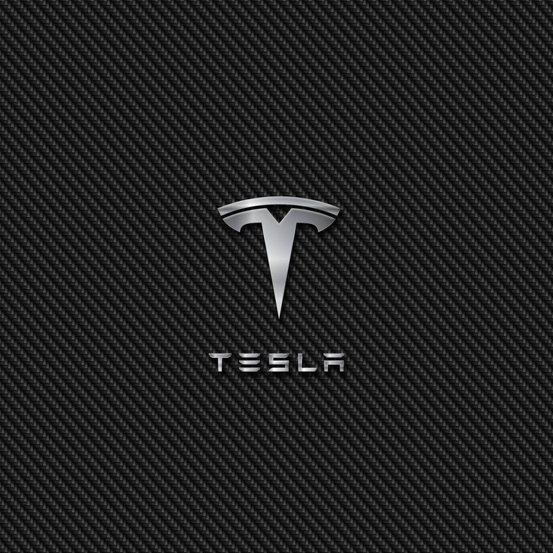 Логотип tesla на черном фоне (тесла, значок, эмблема)