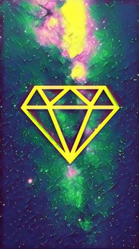 diamond, diamonds, energy, galaxy, triangle wallpaper