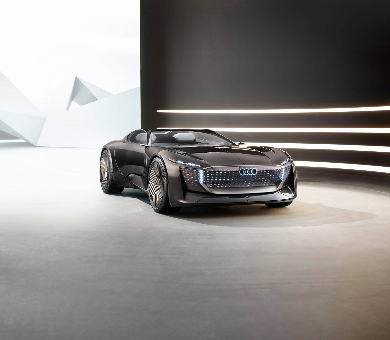 Скачать обои audi skysphere concept, 8k, родстер, roadster, электромобили