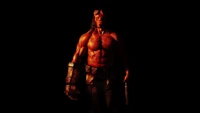 Hellboy: Iconic Superhero in Dark Contrast