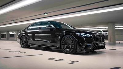 Brabus Mercedes AMG S 63 E Performance en élégance noire élégante