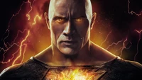 Power Unleashed: Black Adam's Fiery Transformation