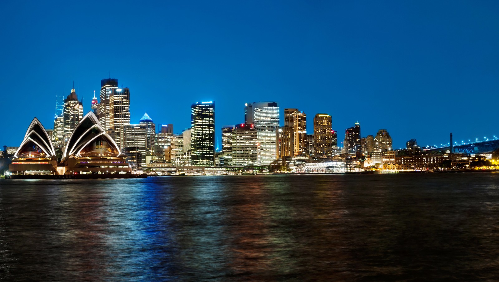 sydney harbour bridge, city, cityscape, skyline, metropolis wallpaper