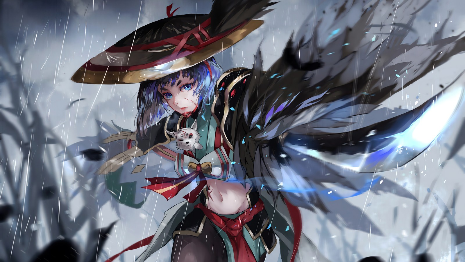 anime girls, onmyoji, video game Download Wallpaper