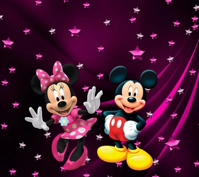 dibujos animados, disney, mickey mouse, minnie, stras