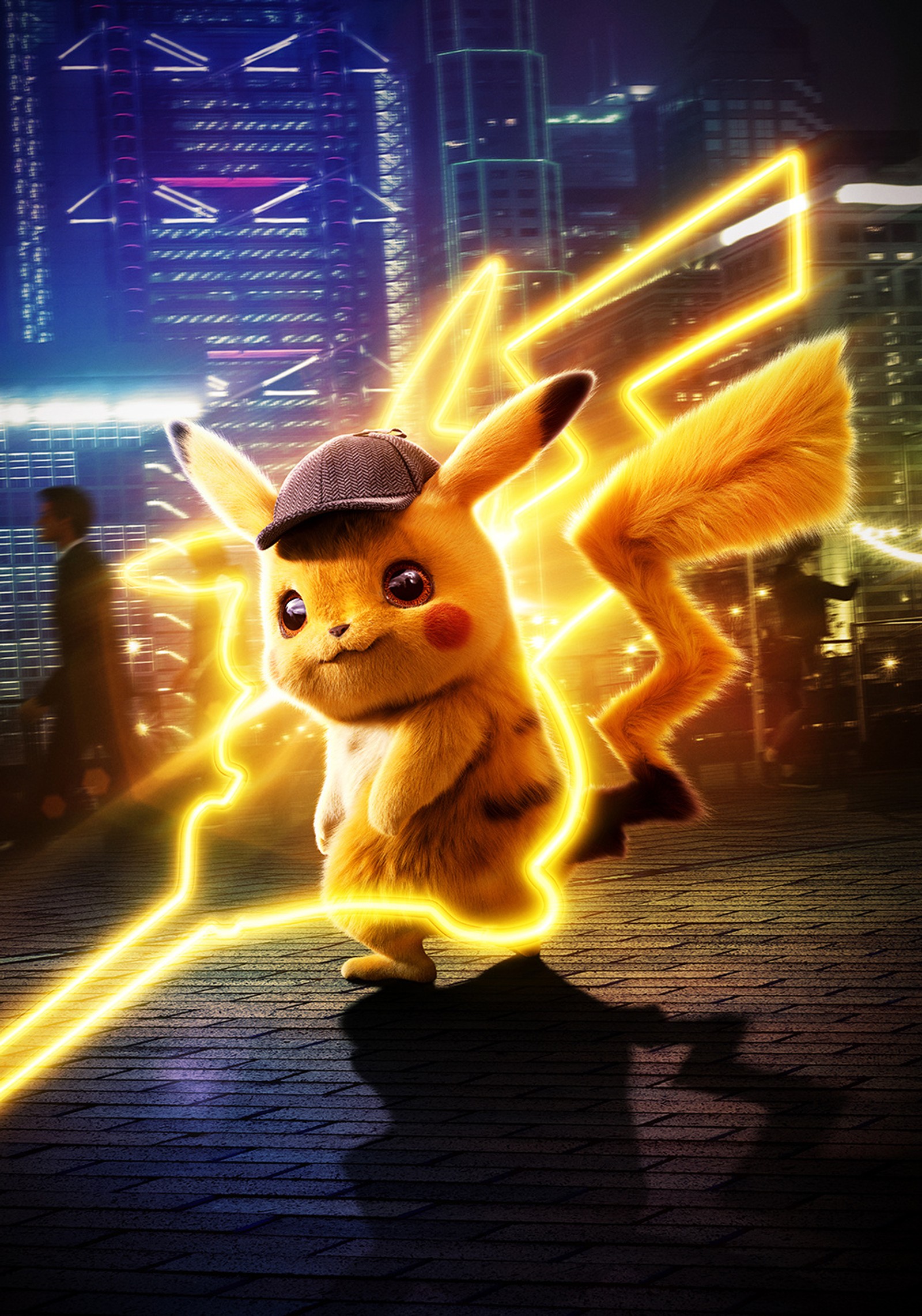 Скачать обои детектив пикачу, detective pikachu, фильм, pikachu, pokemon