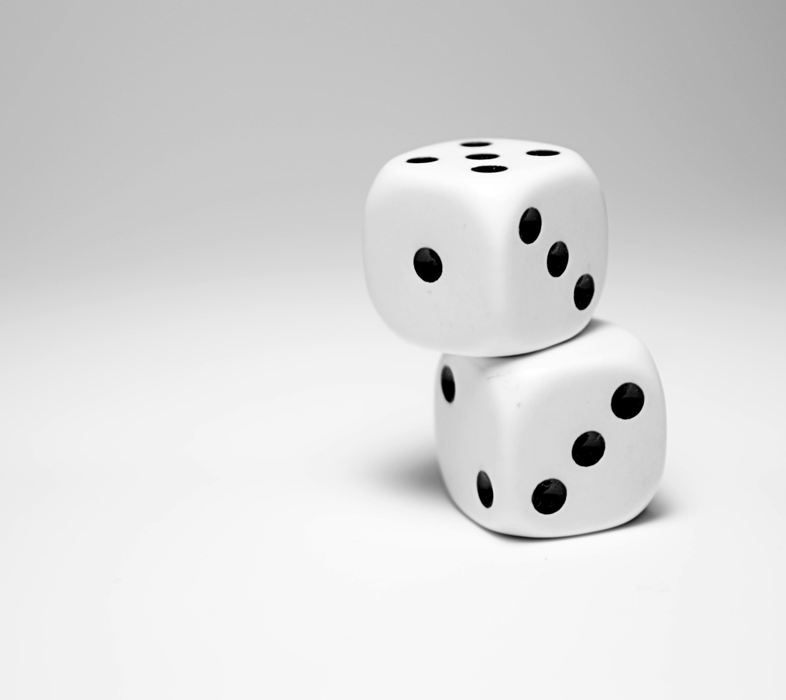 dice, game, white wallpaper