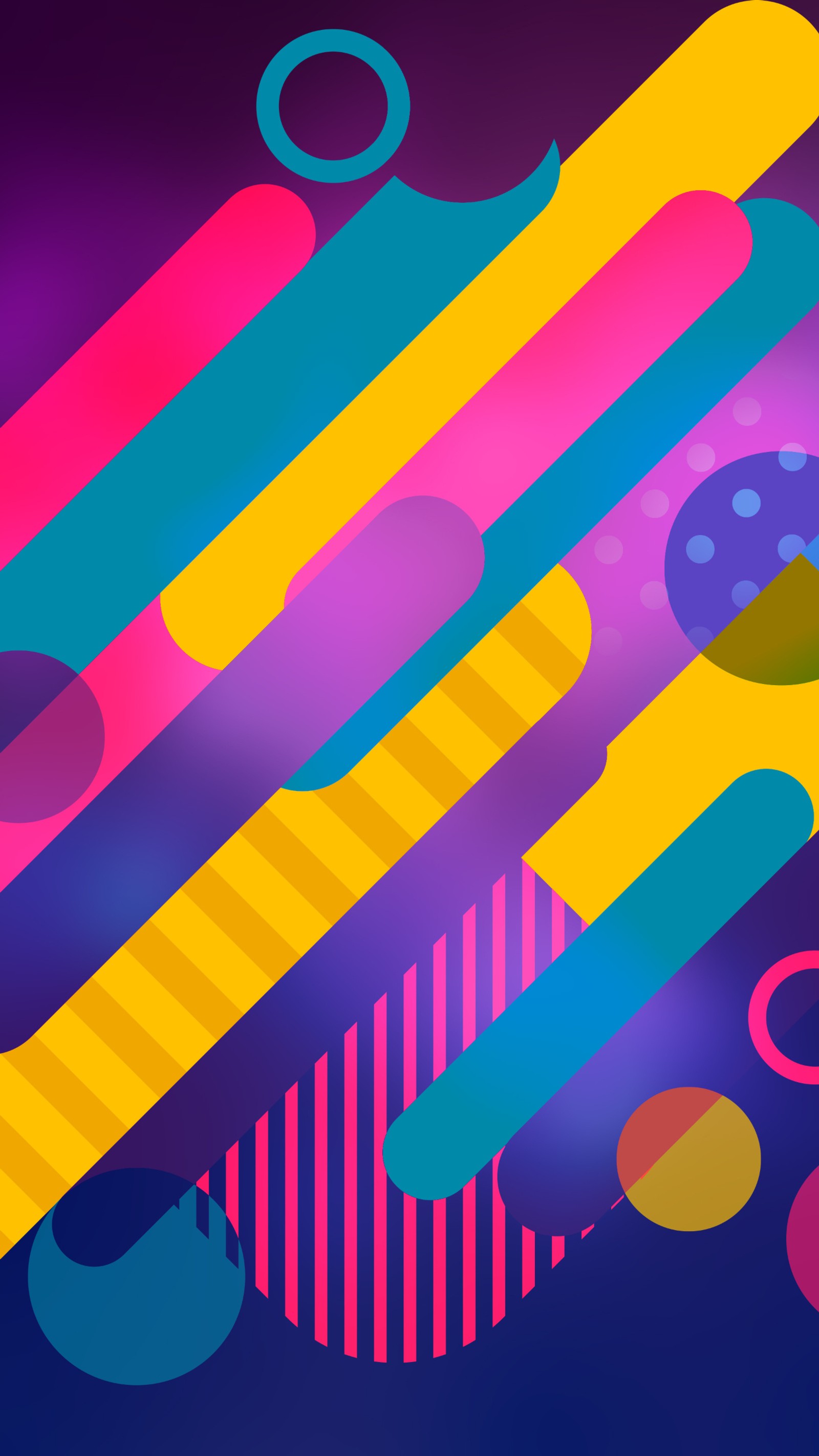 Abstract background with colorful shapes and lines (abstract, android, android 10, background, colorful)