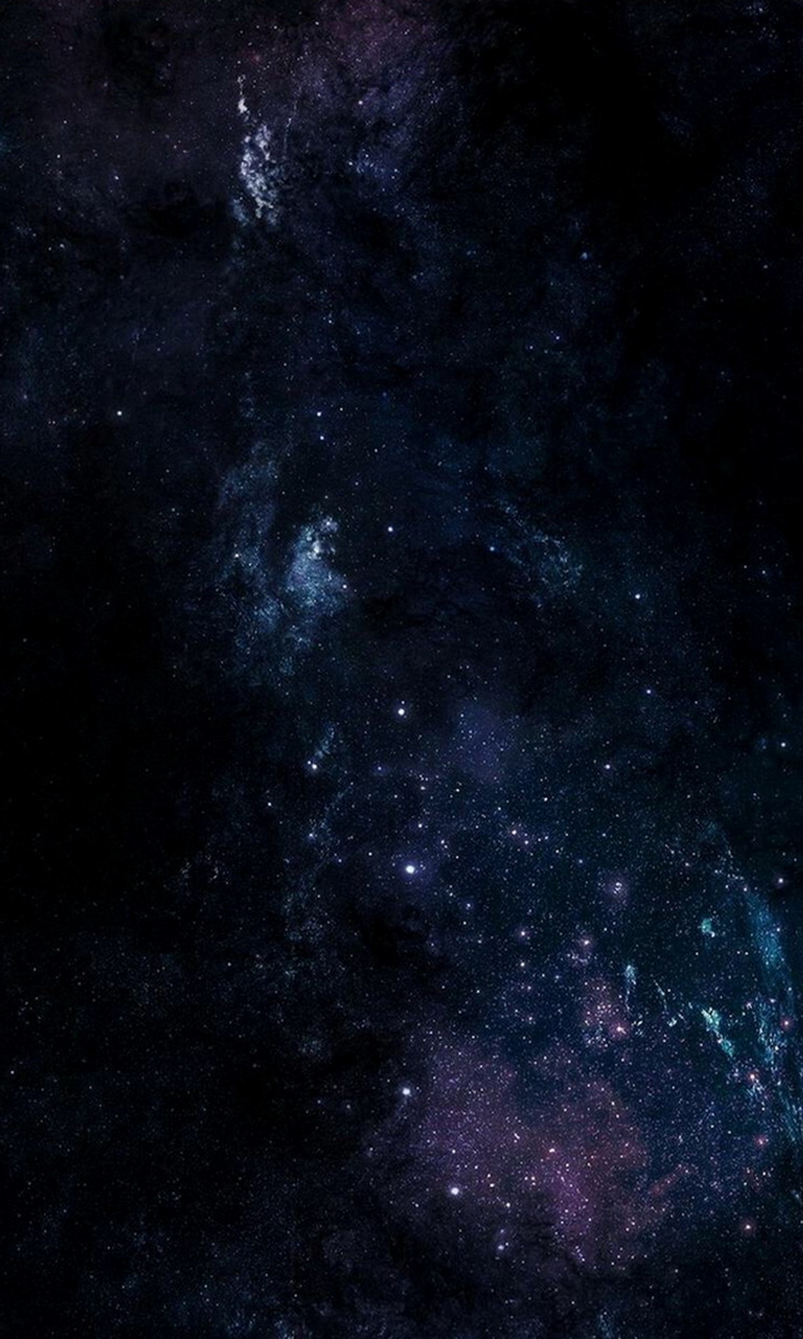 A close up of a space filled with stars and a black background (galaxy, light, night, stars)