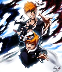 bleach, son, ichigo, shinigami, zanpakto wallpaper