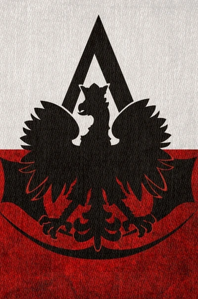 Emblema da águia polonesa inspirado em Assassin's Creed