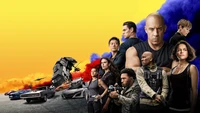 Fast & Furious 9: Iconic Characters in Action-Packed Chaos