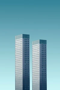 building, high rise building, skyscraper, azure, tower block wallpaper