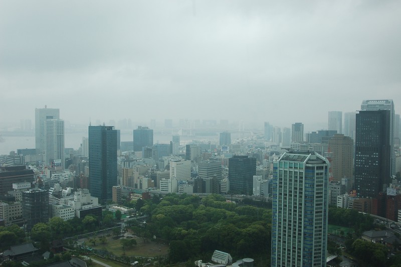 Арафед вид города с множеством высоких зданий (токио, tokyo, небоскреб, горизонт, городской пейзаж)