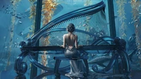 Enchanted Melodies: A Serene Piano Performance Underwater