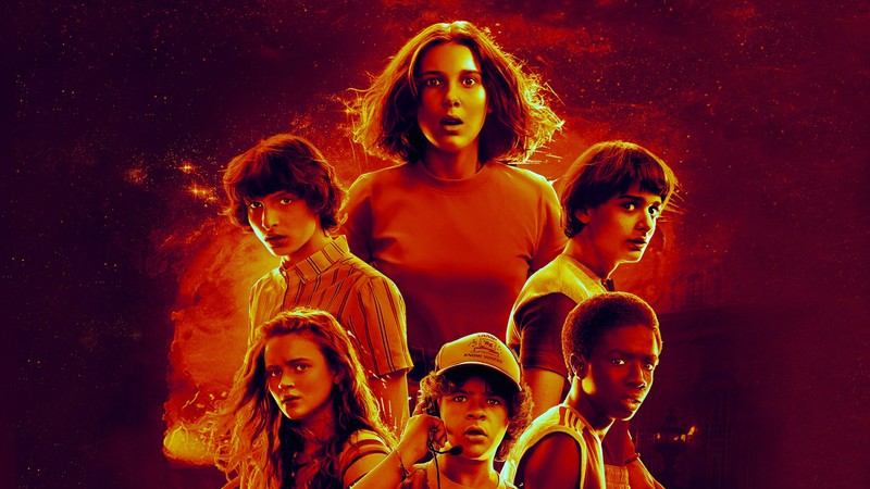 Постер для ходячих мертвецов (очень странные дела, stranger things, сериал, одиннадцать, уилл байерс)