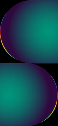 Vibrant Circular Gradient in Electric Blues and Purples