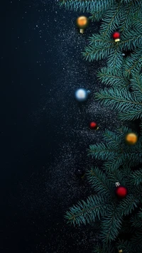 christmas, tree wallpaper