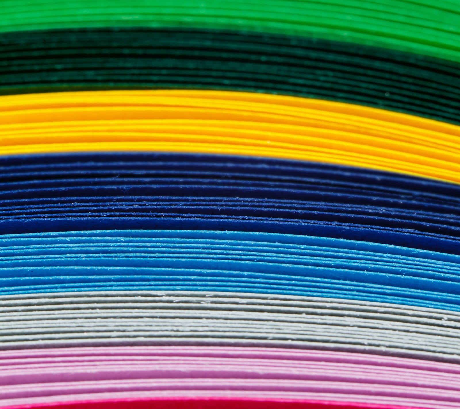 A close up of a bunch of colorful paper strips (abstract, shawl)