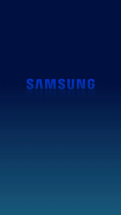 Samsung Logo with Blue Gradient Background (2017)