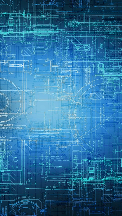 Conception de plan numérique avec diagrammes techniques