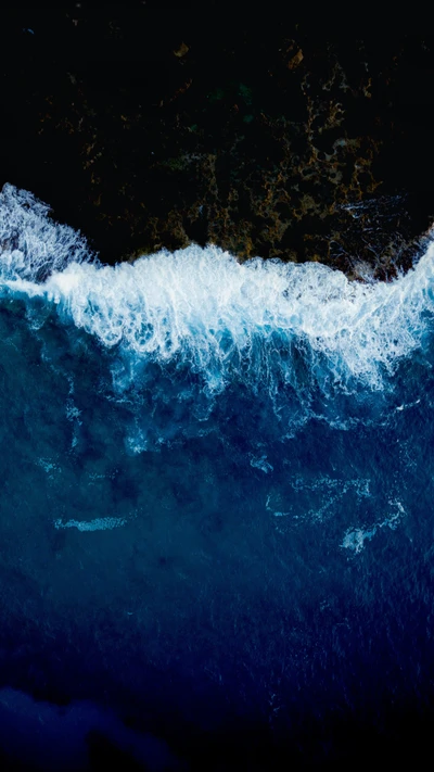 azul, yegua, marines, océanos, agua