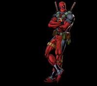 Deadpool: Der Söldner mit Mund in Actionpose