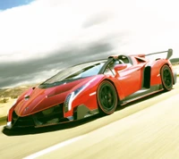 Lamborghini Veneno: Ikonischer Supersportwagen in Bewegung