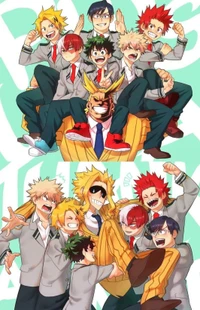 все мощи, all might, аниме, anime