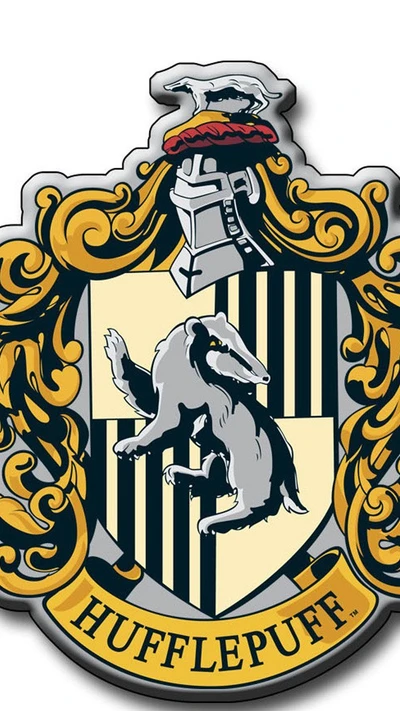 Escudo de Hufflepuff de la Escuela de Magia y Hechicería de Hogwarts