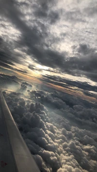 avião, aviões, espaço, nuvens, havana