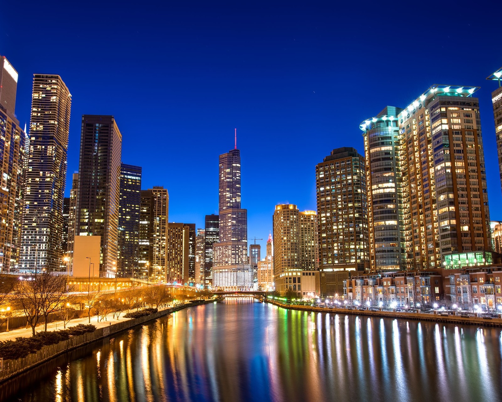 Lade chicago, städte, landschaft Hintergrund herunter