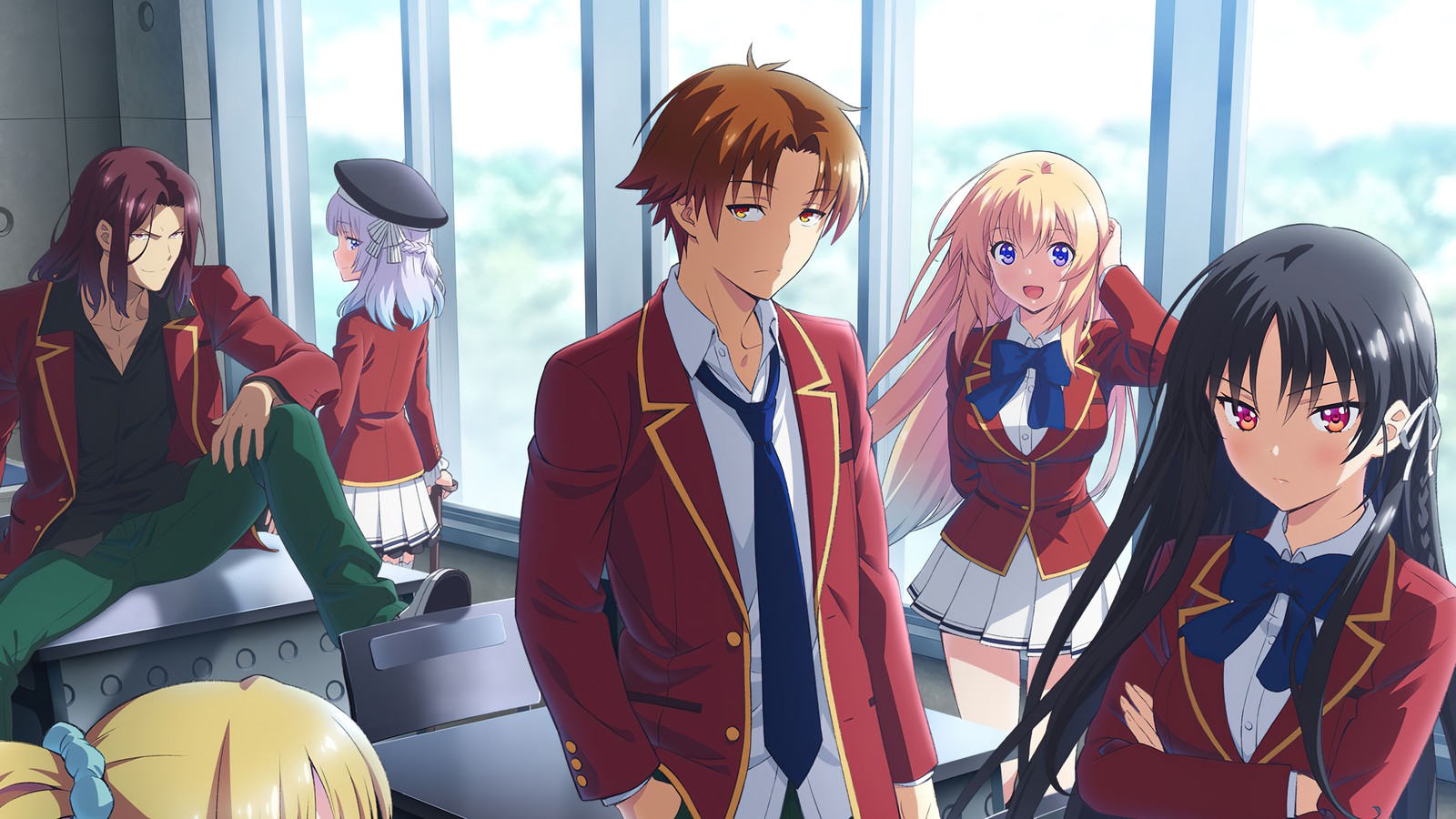 Descargar fondo de pantalla bienvenidos a la clase de élite, classroom of the elite, anime, you zitsu, ようこそ実力至上主義の教室へ