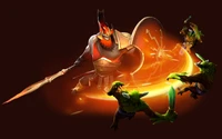 Bataille épique de Dota 2 : Mars confronte les Treants