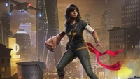 kamala khan, marvels avengers, video game wallpaper