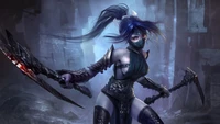 akali, lol, league of legends, video game wallpaper