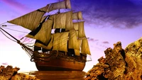 sailing ship, price, ship, boat, cloud