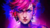 Vi de Arcane: Un Retrato Vivid de Desafío y Fuerza