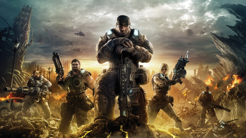 Война шестерёнок гирсона (gears of war, gears of war 3, gears of war 2, эпик геймс, xbox 360)