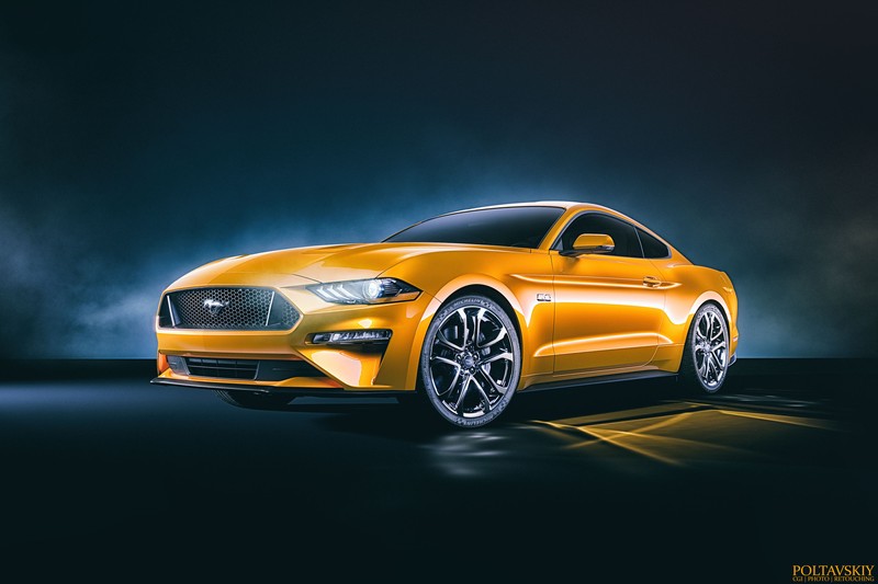 Новый мустанг показан на рендеринге (ford mustang, машина, ford gt, ford, спортивный автомобиль)