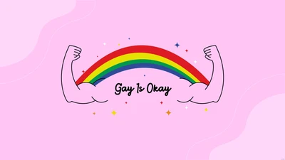 lgbtq, pink background, rainbow, pride, 5k