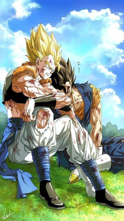 fases de goku 1, fases de vegueta 2, goku sayayin blue