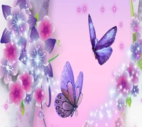 butterflies, wallpaper