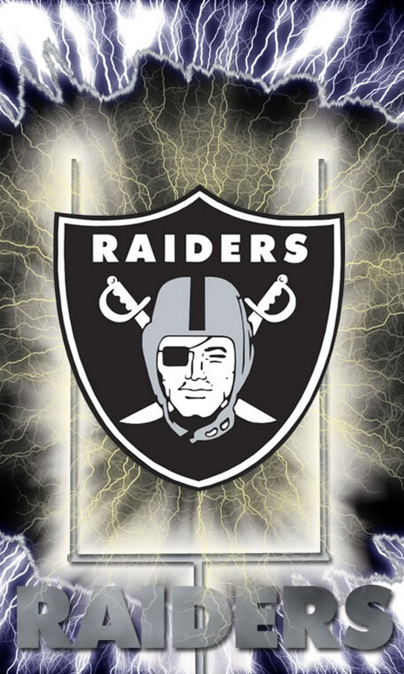 Скачать обои футбол, nfl, окленд рейдерс, oakland raiders, рейдеры