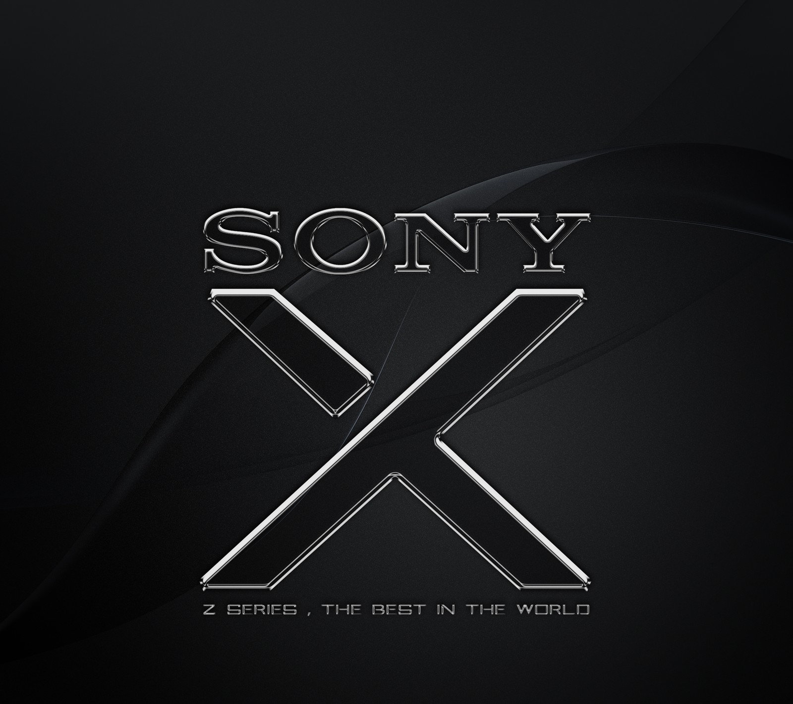 Sony x logo on a black background with a dark background (black, hd, lollipop, preto, sony)